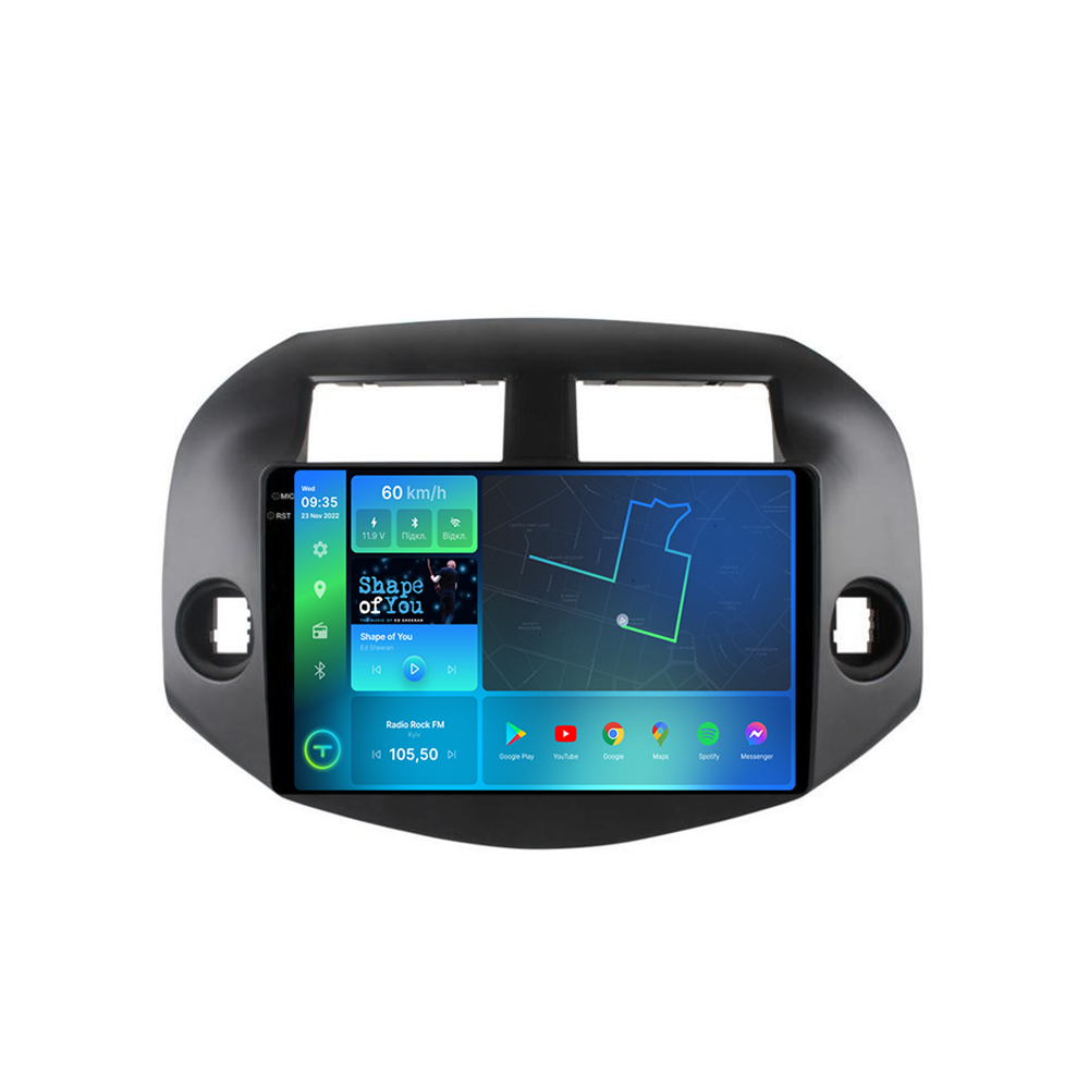 Штатна магнітола Torssen 2K Toyota Rav4 2006-2012 FL10 4+64Gb 4G Carplay DSP