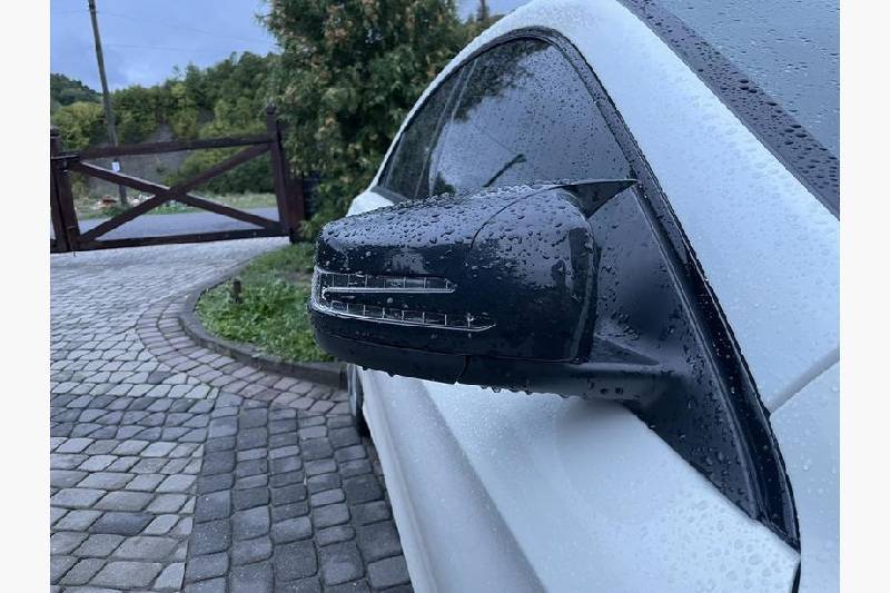 Накладки на дзеркала AMG-Look (2 шт) Mercedes GLA X156 2014-2019 рр.