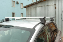 Перемички на гладку дах (2 шт, Asaf V4) Chevrolet Cobalt 2012- рр.
