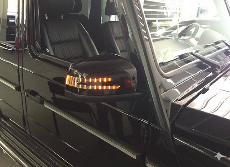 Рестайлінг дзеркала дизайн-2015 (2 шт) Mercedes G сlass W463 1990-2018 рр.