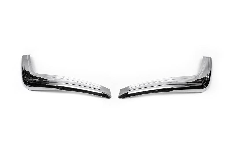 Накладка на куточки бампера (2010-2015, 2 шт., пласт) Fiat Doblo II 2010-2022 рр.