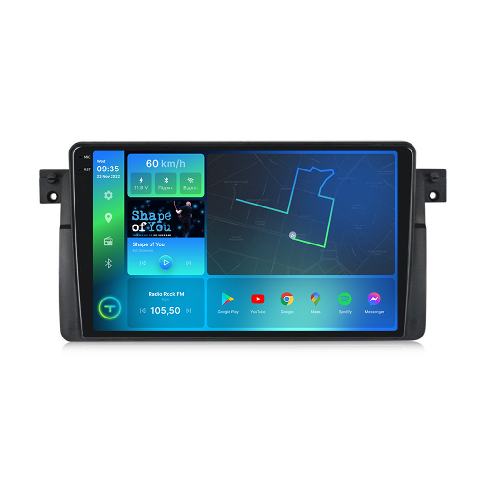 Штатна магнітола Torssen 2K BMW 3 e46 FL9 4+64Gb 4G Carplay DSP