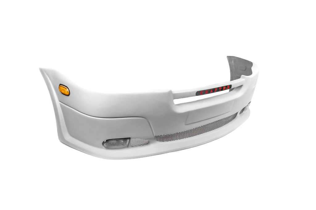 Накладка на передній бампер 2 фари 2006-2011 (під фарбування) для Volkswagen Crafter рр