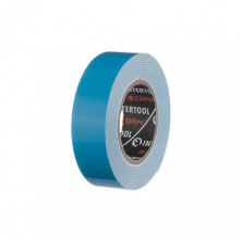 Лента клейкая двухсторонняя PROF FIX, 19 мм*2 м*1 мм, белая, вспененный полиэтилен, STORM