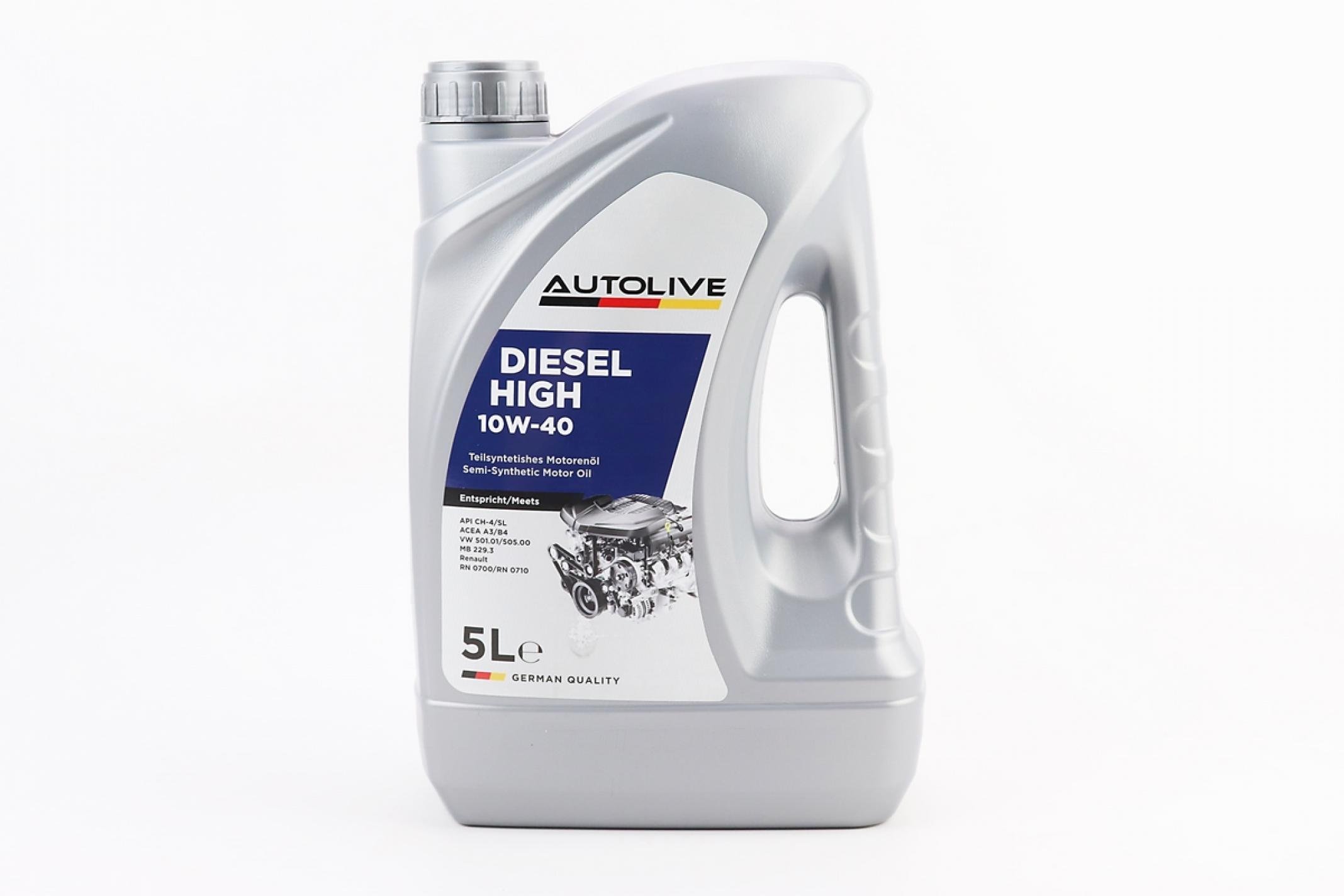 Масло 4T 10W-40 - напівсинтетична універсальна `DIESEL HIGH`, 5L KS