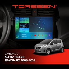 Штатна магнітола Torssen 2K DTS Chevrolet Matiz / Spark / Ravon R2 2009-2016 F9432 4G Carplay DSP