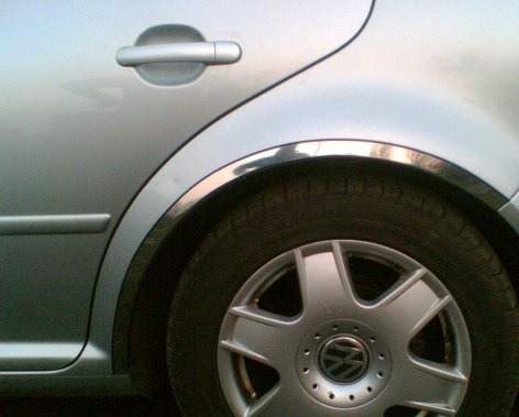 Накладки на арки (4 шт, нерж) 2013-2016 Renault Sandero 2013-2022 гг.