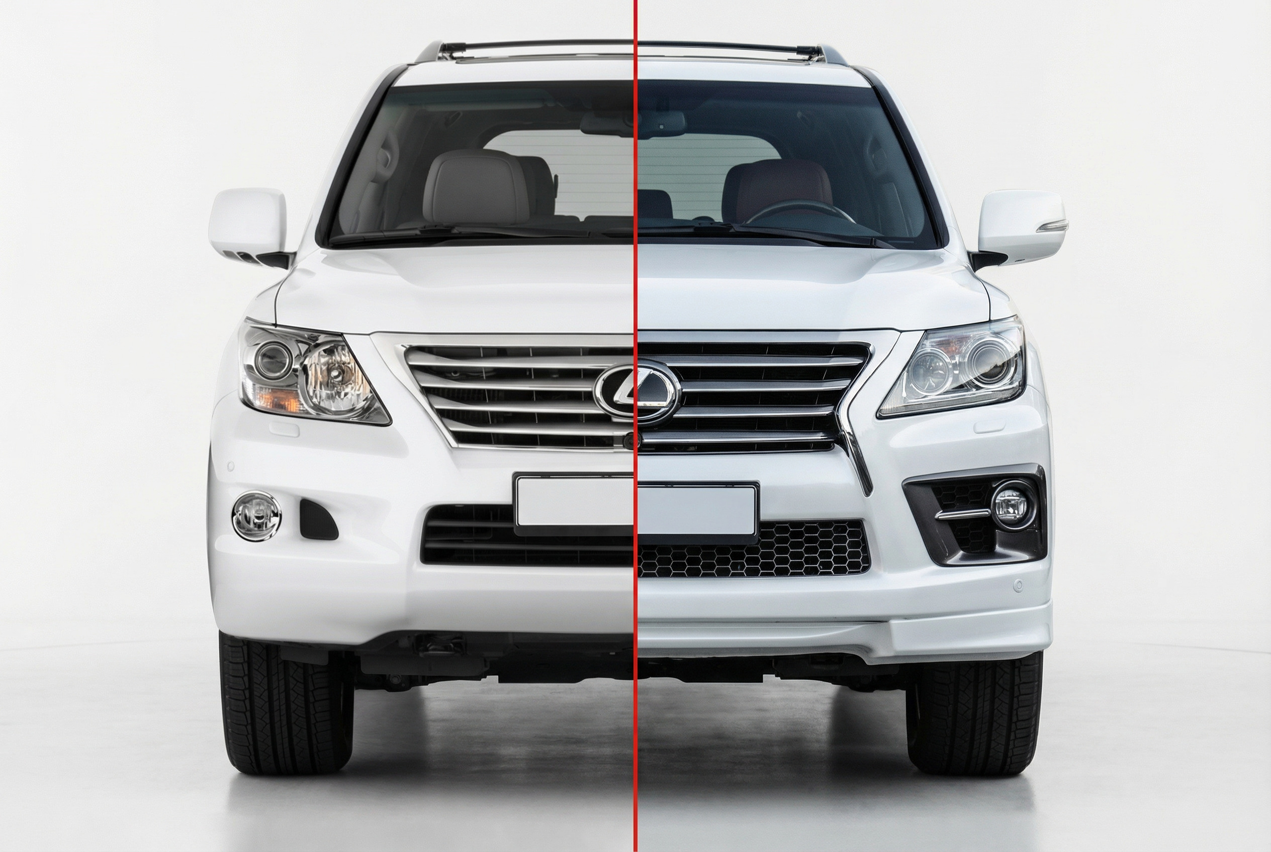 Комплект рестайлінгу авто 2008-2012 на 2012-2016 F-Sport для Lexus LX570/450d 2008-2022 рр
