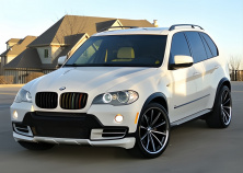 Накладка на передній бампер (2007-2010, під фарбування) BMW X5 E70 2007-2013 рр.