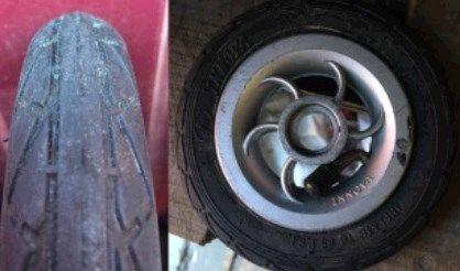 Колесо для дитячих колясок 5*1 IA-2614-18 Innova (у зборі) LTK