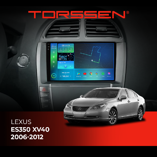 Штатна магнітола 2K Torssen Lexus ES350 XV40 2006-2012 F9332 4G Carplay DSP