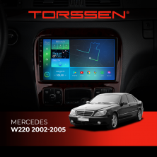 Штатна магнітола Torssen Mercedes W220 02-05 NF9 Carplay