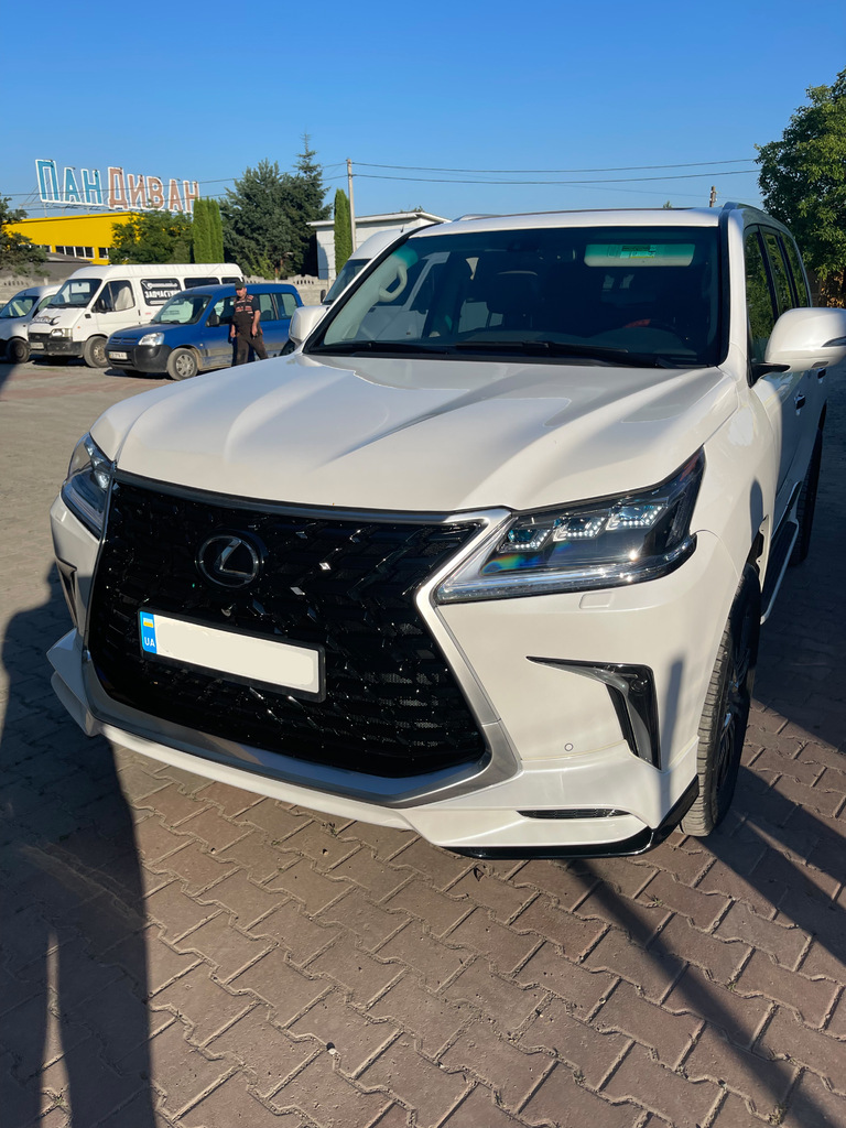 Комплект обвісів (TRD-Sport 2021-2022) Чорний колір для Lexus LX570/450d рр