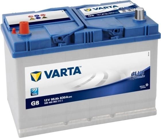 Акумулятор 95Ah-12v VARTA BD(G7) (306х173х225),R,EN830 Азія