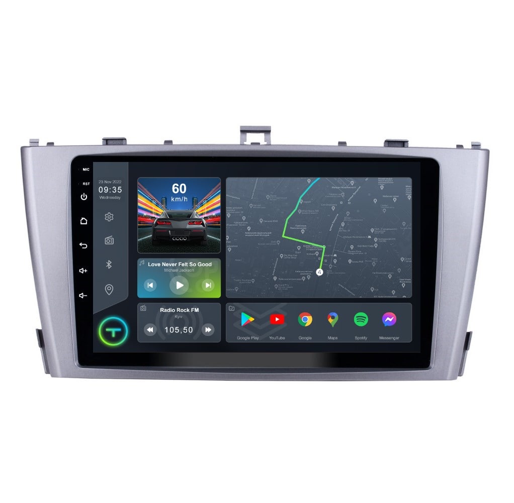 Штатна магнітола Torssen Toyota Avensis 09-15 MQD9232 DSP