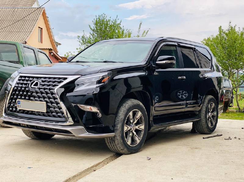 Передня і задня накладки (2013-2023, 2 шт) Lexus GX460 2009-2023 рр.