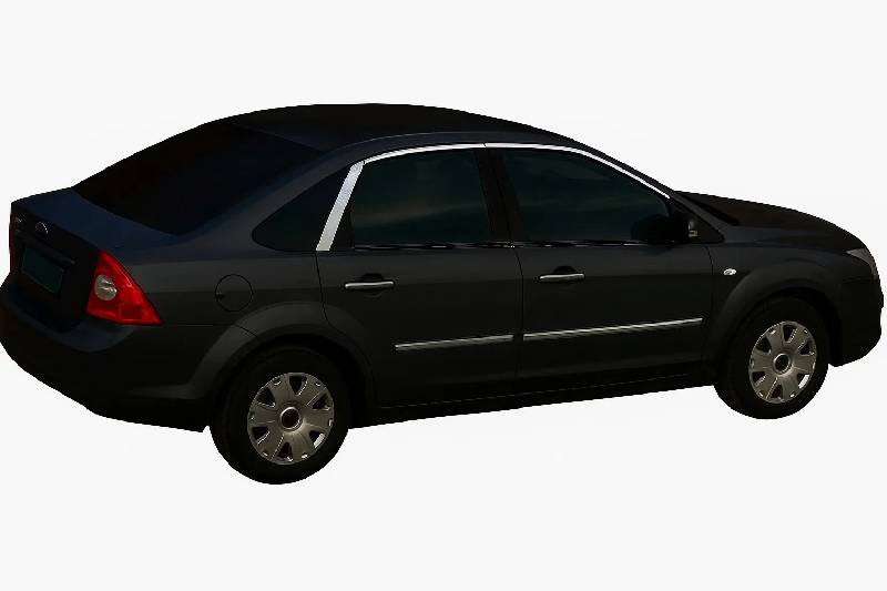 Верхня окантовка скла HB (6 шт, нерж.) Ford Focus II 2008-2011 рр.