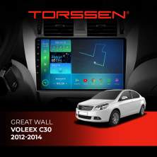 Штатна магнітола Torssen Great Wall Voleex C30 2012-2014 F9432 4G Carplay DSP