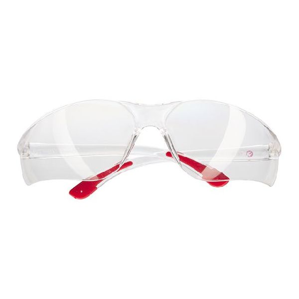 Окуляри захисні прозорі, матеріал лінз полікарбонат, матеріал заушников полікарбонат, захист від удару INTERTOOL