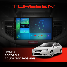Штатна магнітола Torssen Honda Accord 8/Acura TSX 08-13 FL9 4+64Gb 4G Carplay DSP