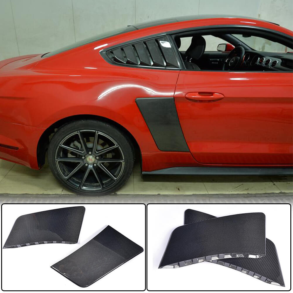 Накладки на задні крила (2015-2017, Карбон) Ford Mustang 2015-2023 гг.