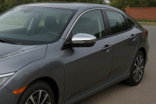 Накладка на дзеркала (2 шт, нерж.) Honda Civic Sedan 2021- рр.