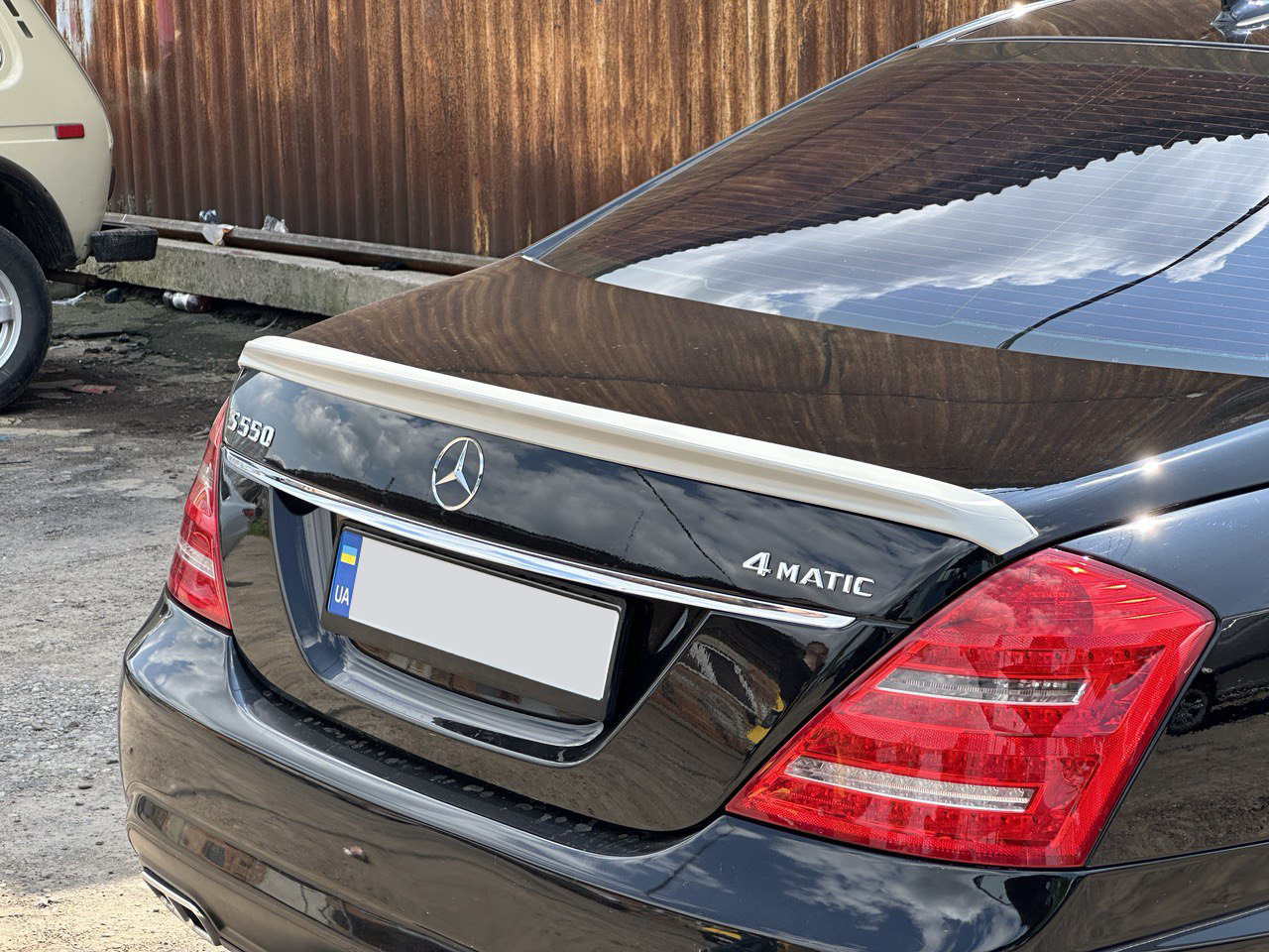Спойлер (ABS, під фарбування) для Mercedes S-class W221 2005-2013 рр