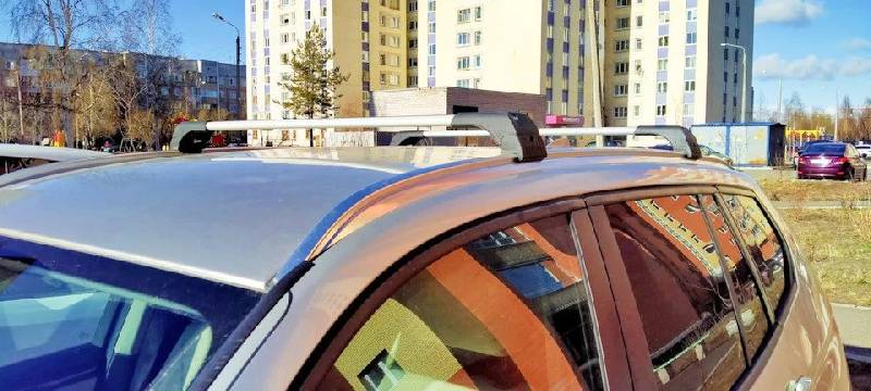 Перемички на вбудовані рейлінги під ключ Skybar V2 (2 шт) до 120 см, Чорні BMW X3 F25 2011-2018 рр.