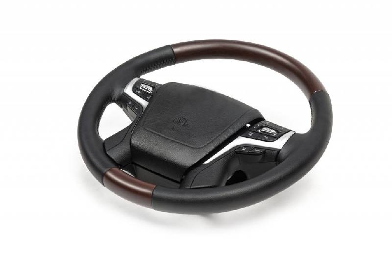 Кермо в зборі (темне дерево) Toyota Land Cruiser Prado 150 2009-2023 рр.