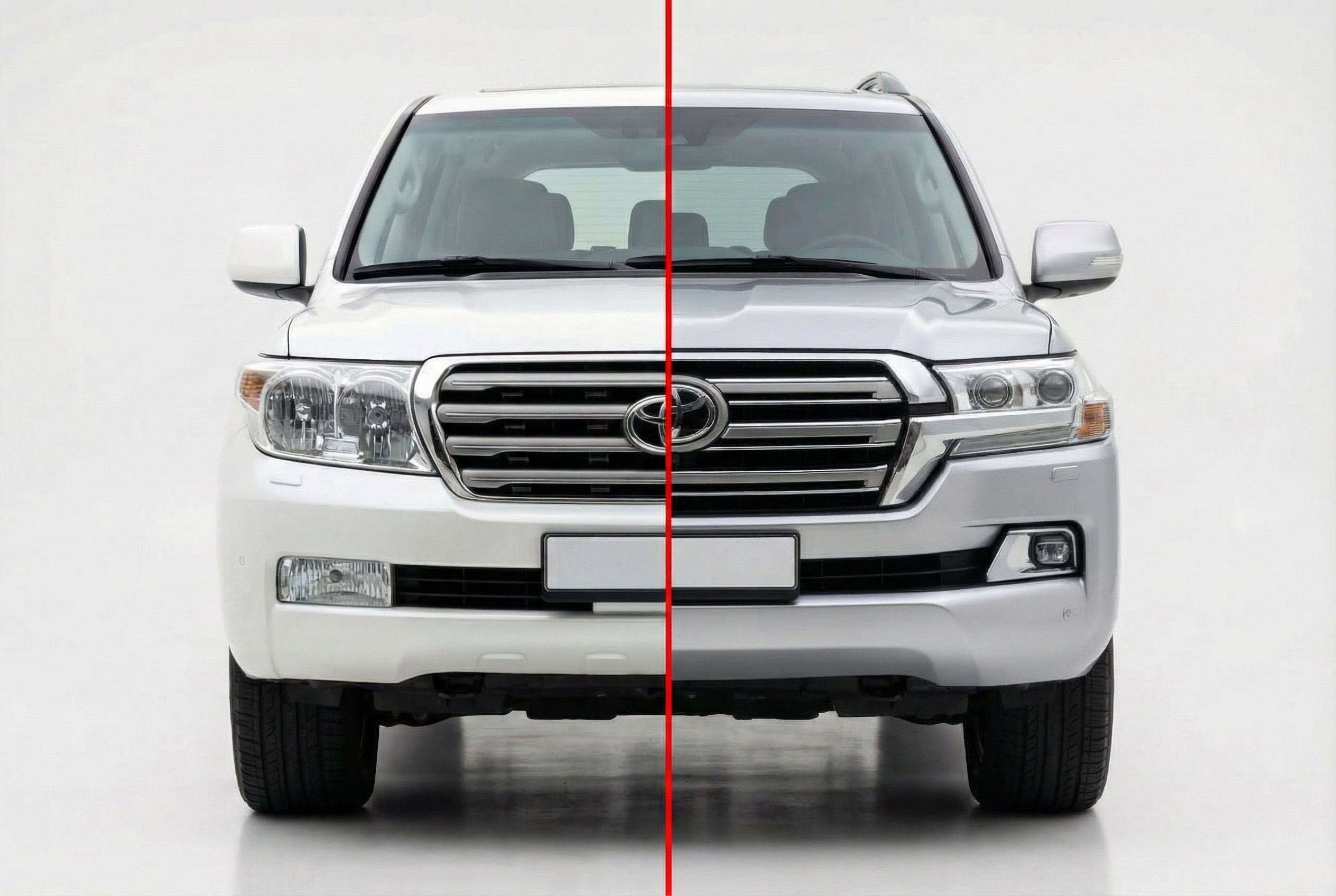 Комплект рестайлінгу з LC200 2008-2015 на LC 2016- Comfort для Toyota Land Cruiser 200 рр