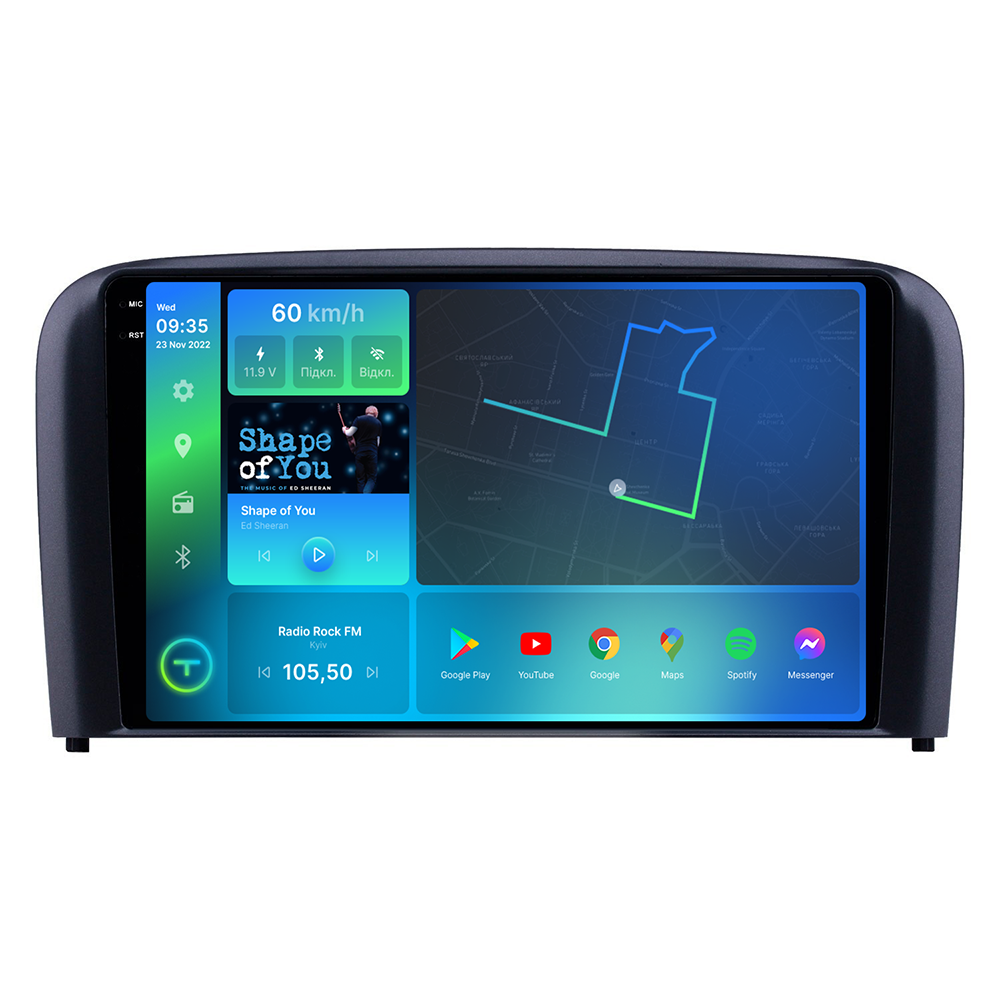 Штатна магнітола Torssen 2K Volvo S80 99-16 FL9 4+64Gb 4G Carplay DSP