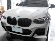 Ніздрі 1 Bar (2018-2021, чорний матовий) BMW X3 G01 2018- гг.