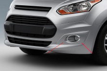 Накладки на противотуманки (2 шт., нерж) Ford Connect 2014-2021 рр.
