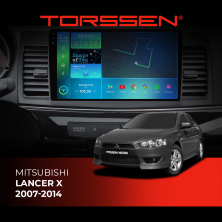 Штатна магнітола Torssen 2K Mitsubishi Lancer X 2007-2014 F10232 4G Carplay DSP