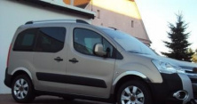 Накладки на арки (4 шт, нерж) 2 бокові двері, нержавіюча сталь Peugeot Partner Tepee 2008-2018 гг.