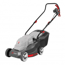 Газонокосилка электрическая 1000Вт, 230В, 3500об/мин, ширина захвата 320мм, высота среза 20/40/60мм, контейнер 25литров INTERTOOL