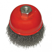 Щетка чашечная 125 мм, для КШМ, М14 (крученая проволока)