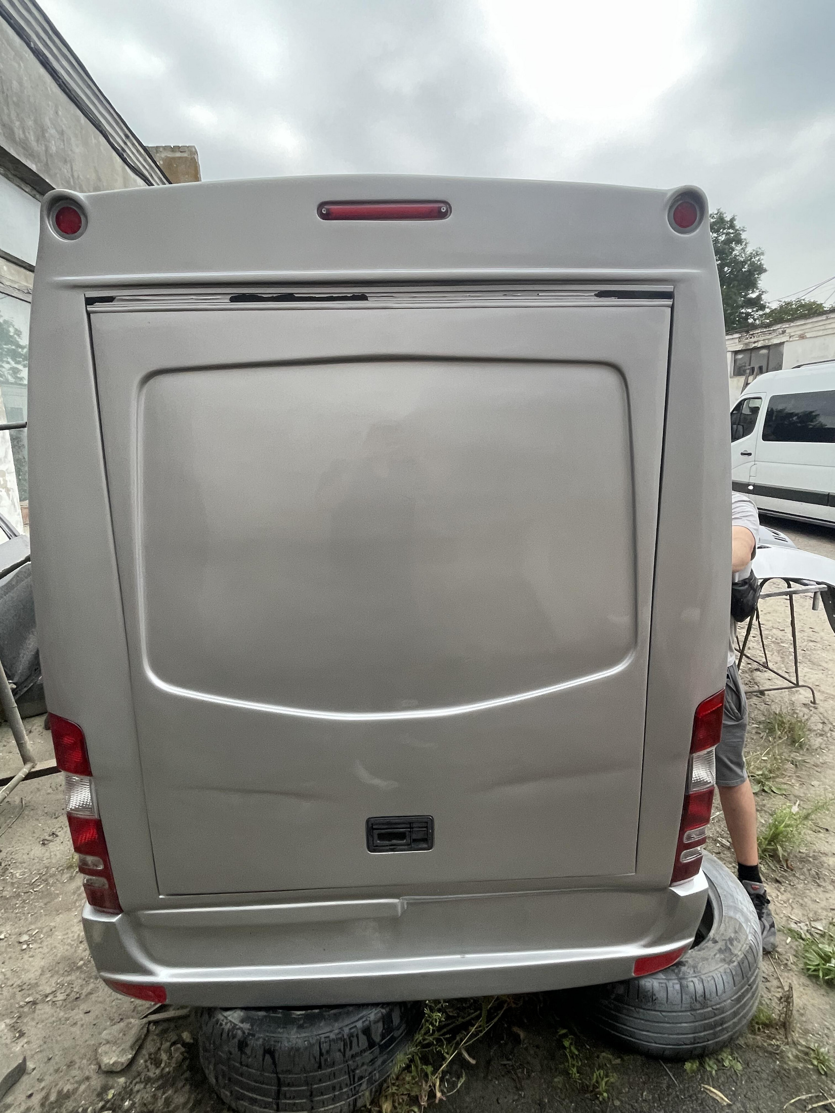 Навісний багажник (Сірий) Mercedes Sprinter W906 2006–2018 гг.