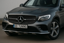 Передня решітка Diamond Black (2015-2019) Без місця під камеру Mercedes GLC X253 2015-2022 рр.