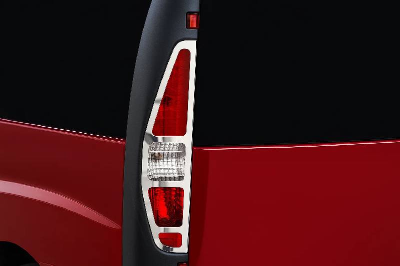 Накладка на стопи (2 шт, нерж.) OmsaLine - Італійська нержавійка Fiat Doblo I 2001-2005 рр.