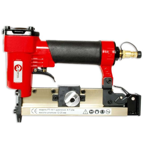 Степлер пневматический для шпильки от 12 до 25 мм.