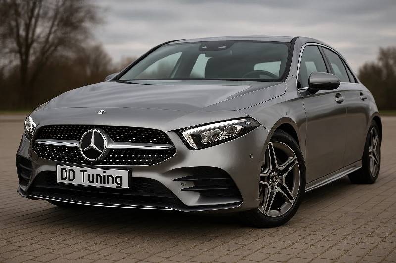 Передня решітка Diamond Silver (для 2018-2022) Mercedes A-сlass W177 2018- рр.