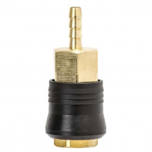 Быстроразъемное соединение на шланг 6мм, латунь.