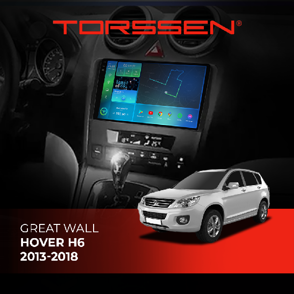Штатна магнітола Torssen 2K Great Wall Hover H6 2013-2018 F98256 4G Carplay DSP