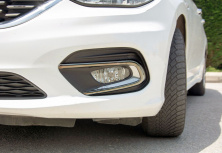 Окантовка протитуманних ліхтарів (2016-2020) ABS - чорний хром Fiat Tipo 2016- рр.