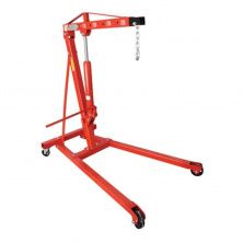 Кран-знімач двигуна гідравлічний підкатний 2 т INTERTOOL