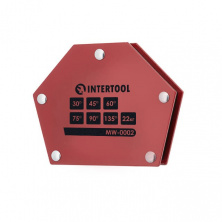 Держатель магнитный для сварки трапеция, 30°, 45°, 60°, 75°, 90°, 135°, 22 кг, 115×90×17 мм
