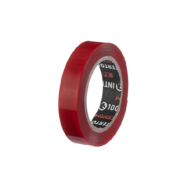 Лента клейкая двусторонняя STRONG FIX, 12 мм*2 м*0,5 мм, прозрачная, акрил, STORM