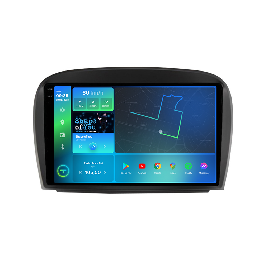 Штатна магнітола Torssen 2K Mercedes SL W230 04-11 F9432 4G Carplay DSP