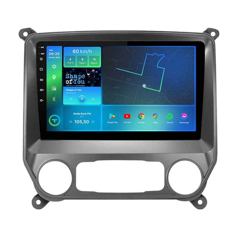 Штатна магнітола Torssen Chevrolet Silverado 3 13-19 GMC Sierra 13-19 FL9 4+64Gb 4G Carplay DSP